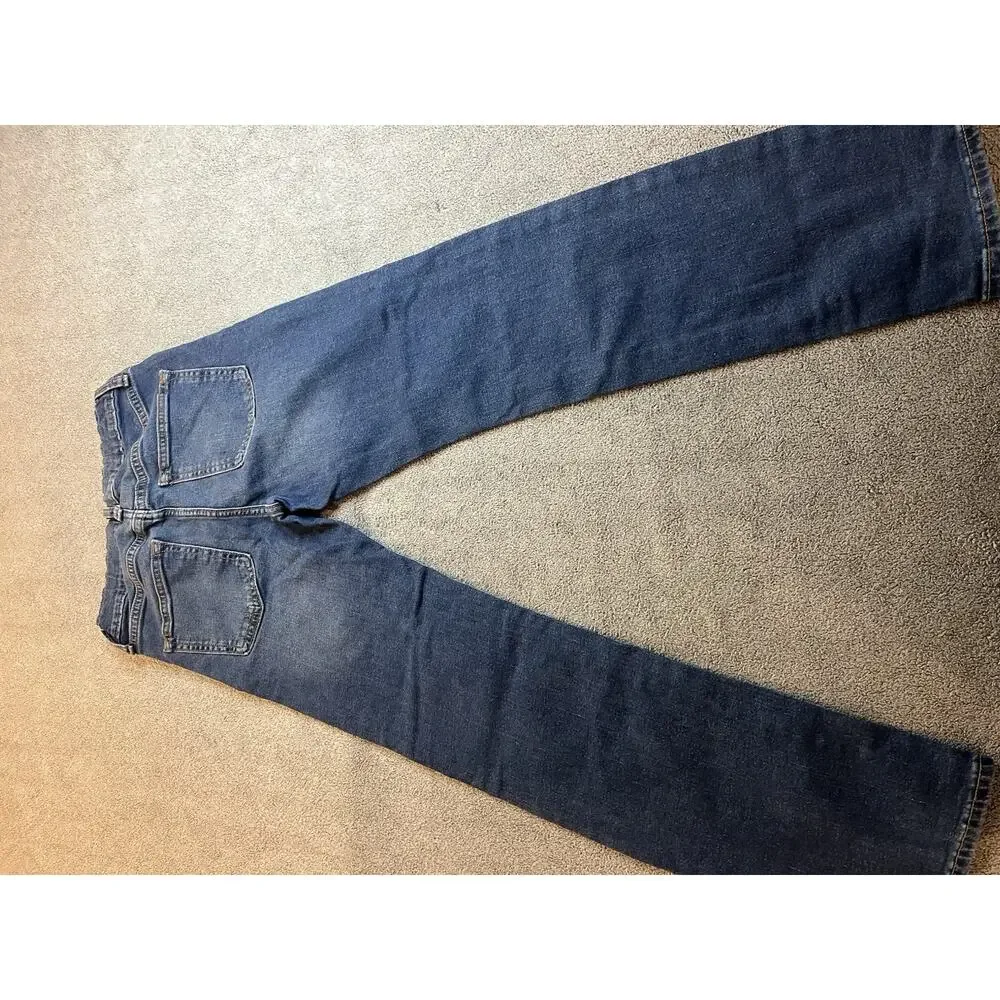 Old Navy Boys Size 12 Straight Jeans Medium Wash Built-In Flex Adjustable Waist